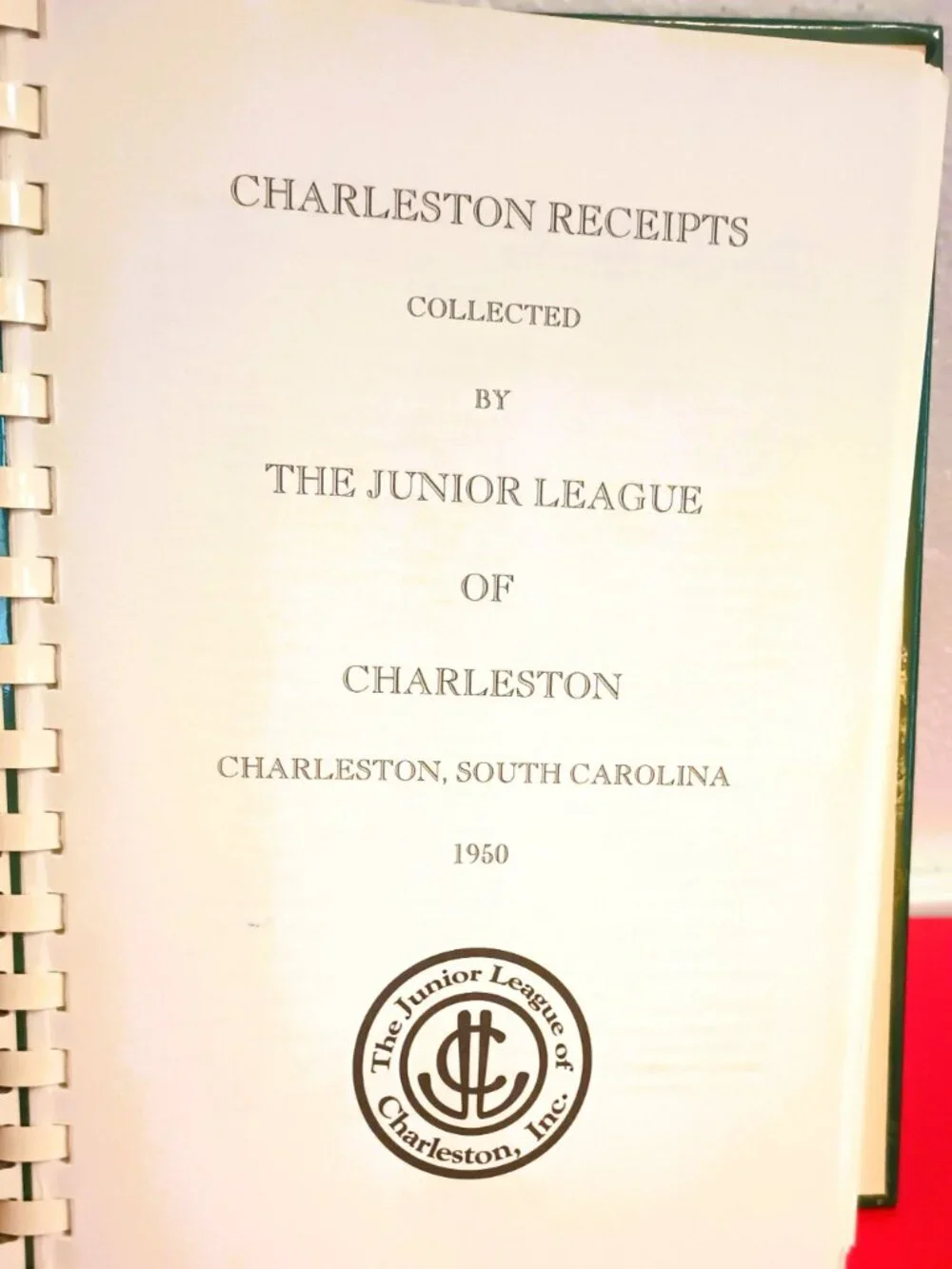 Vintage 1981 Charleston Receipts Cookbook By Junior League of Charleston